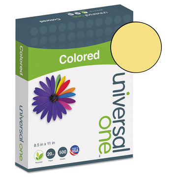 Universal® Deluxe Colored Paper, 20lb, 8.5 X 11, Goldenrod, 500-ream freeshipping - TVN Wholesale